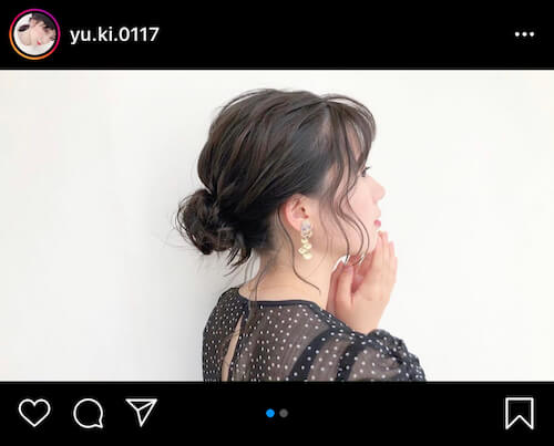 宮原幸恵のヘアアレンジ